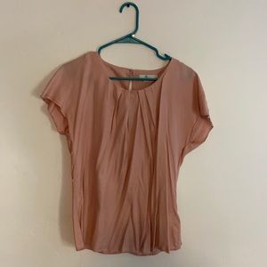 Pale Pink Boden Short-sleeve Blouse, US 10, UK 14